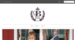 Desktop Screenshot of bourgeoisbebe.com